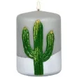 swieca pienkowa kaktus szara adpal 100 70 mm