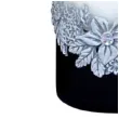 swieca pienkowa kwiaty bialo czarna adpal 100 70 mm