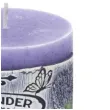 swieca pienkowa lawenda bartek candles 90 mm