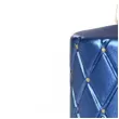 swieca pienkowa pikowana metaliczna niebieska adpal 150 70 mm