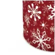 swieca pienkowa platki sniegu bordo paw 120 100mm