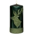 swieca pienkowa renifer zielona adpal 150 70 mm
