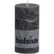 swieca pienkowa rustic antracytowa bolsius 130 68mm