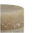 swieca pienkowa rustic bezowa bolsius 100 100 mm