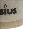 swieca pienkowa rustic bezowa bolsius 100 100 mm