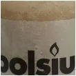 swieca pienkowa rustic bezowy pastel bolsius 80 68 mm