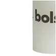 swieca pienkowa rustic biala bolsius 100 50 mm