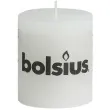 swieca pienkowa rustic biala bolsius 80 68 mm
