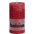 swieca pienkowa rustic bordowa bolsius 130 68mm