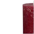 swieca pienkowa rustic bordowa bolsius 190 68 mm