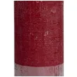 swieca pienkowa rustic bordowa bolsius 190 68 mm