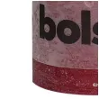 swieca pienkowa rustic bordowa bolsius 80 68 mm