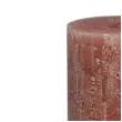 swieca pienkowa rustic brazowy zamszowy bolsius 130 68 mm