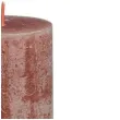 swieca pienkowa rustic brazowy zamszowy bolsius 130 68 mm