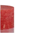swieca pienkowa rustic czerwona bolsius 100 50 mm