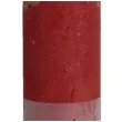 swieca pienkowa rustic czerwona bolsius 190 68 mm