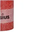 swieca pienkowa rustic czerwona bolsius 200 100 mm