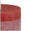 swieca pienkowa rustic czerwona bolsius 80 68 mm
