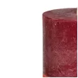 swieca pienkowa rustic czerwony aksamitny bolsius 100 50 mm