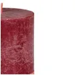 swieca pienkowa rustic czerwony aksamitny bolsius 100 50 mm