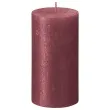 swieca pienkowa rustic czerwony bolsius 130 68 mm