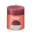 swieca pienkowa rustic czerwony bolsius 80 68 mm