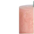 swieca pienkowa rustic divine earth rozowa bolsius 130 68 mm
