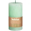 swieca pienkowa rustic divine earth zielona bolsius 130 68 mm