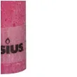 swieca pienkowa rustic fuksja bolsius 190 68 mm