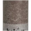 swieca pienkowa rustic kawowa bolsius 200 100 mm