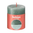 swieca pienkowa rustic lazurowy bolsius 80 68 mm