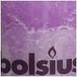 swieca pienkowa rustic liliowa bolsius 100 100 mm