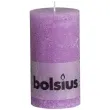 swieca pienkowa rustic liliowa bolsius 130 68mm