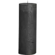 swieca pienkowa rustic metallic antracytowa bolsius 190 68mm