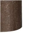 swieca pienkowa rustic metallic brazowa bolsius 80 68 mm