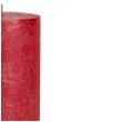 swieca pienkowa rustic metallic czerwona bolsius 190 68 mm