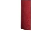 swieca pienkowa rustic metallic czerwona bolsius 190 68 mm