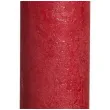 swieca pienkowa rustic metallic czerwona bolsius 190 68 mm