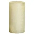 swieca pienkowa rustic metallic kremowa 130 68mm