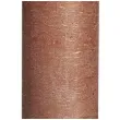 swieca pienkowa rustic metallic miedziana bolsius 190 68 mm
