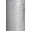 swieca pienkowa rustic metallic srebrna bolsius 190 68 mm