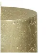 swieca pienkowa rustic metallic zlota bolsius 80 68 mm