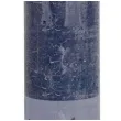 swieca pienkowa rustic niebieska ciemna bolsius 190 68 mm