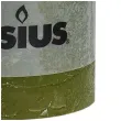 swieca pienkowa rustic oliwkowa bolsius 100 100 mm