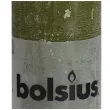 swieca pienkowa rustic oliwkowa bolsius 100 50 mm