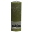 swieca pienkowa rustic oliwkowa bolsius 190 68 mm