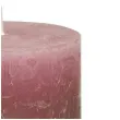 swieca pienkowa rustic ombre zloto rozowa bolsius 80 68 mm