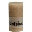 swieca pienkowa rustic pastelowa bolsius 130 68mm