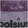 swieca pienkowa rustic purpurowa bolsius 100 100 mm