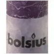 swieca pienkowa rustic purpurowa bolsius 100 50 mm